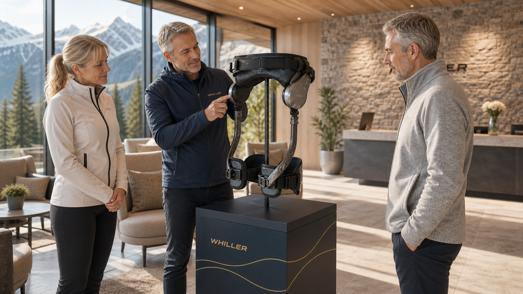 WHILLER Mobility Exoskelett Frontansicht